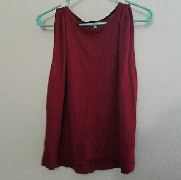 💋MADEWELL Gorgeous Burgundy Sleeveless Blouse❤️ - Picture 4 of 4